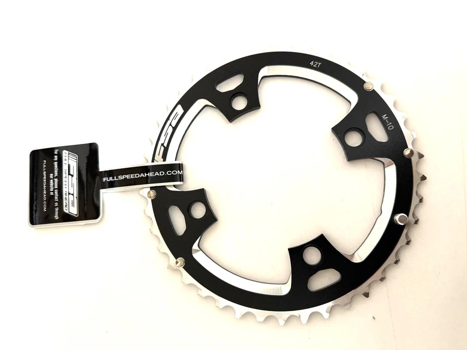 FSA Pro SL-K 104 BCD 104BCD 42 tooth Alloy MTB Chainring Black WB302 380-0642A - Image 1 of 4
