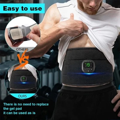 HAILICARE ABS Stimulator, Muscle Machine Workout Equipment,Ab Toning Fitness Training Belt