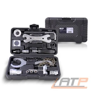 ENVA PROFI FAHRRAD REPARATUR WERKZEUG SET im Koffer 31-teilig BIKE - Bild 1 von 5