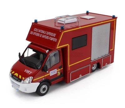 MODELLINO FURGONE STATICO HACHETTE IVECO DAILY VAN VIGILI DEL FUOCO 2014 1:43 - Immagine 1 di 3