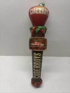 Cider boys Ciderboys Tap Handle Great Condition 12in Red Apple beer - Picture 1 of 5