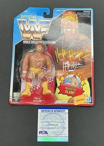 Juguete autografiado firmado por Hulk Hogan WWF certificado de autenticidad PSA - Imagen 1 de 2