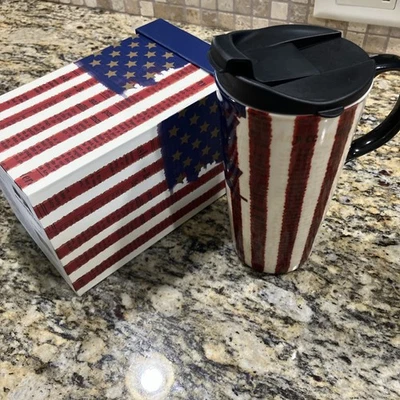 Evergreen The Perfect Cup 17 Oz Ceramic Cup Liberty  - Image 1 of 3