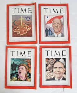 4 Vintage Time magazines - 8/26/1946 - 11/4/1946 - 11/11/1946 and 11/18/1946  (C - Picture 1 of 11