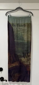 Crucially Constructed Mona Skirt Womens Medium Elevated Artisanal Minimalist - Picture 1 of 11