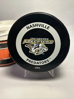 1996-1999 Nashville Predators NHL Official Game Puck - Image 1 of 4