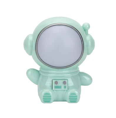 Lâmpada de mesa LED decoração criativa astronauta USB recarregável astronauta lua - Imagem 1 de 3