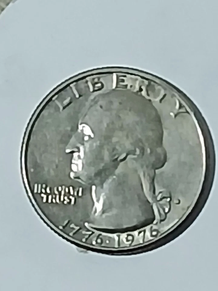 1976 Bicentennial Quarter Filled  D mint mark - Image 1 of 4