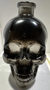 Dan Aykroyd's Crystal Head Vodka 750ML Glass Skull Bottle with Black Overspray - Picture 1 of 8