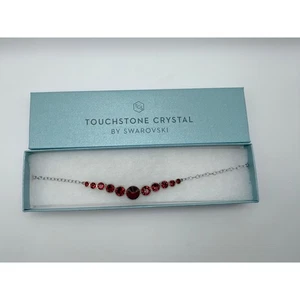 Touchstone Crystal by Swarovski Scarlet Red Spot On Halskette - Bild 1 von 2