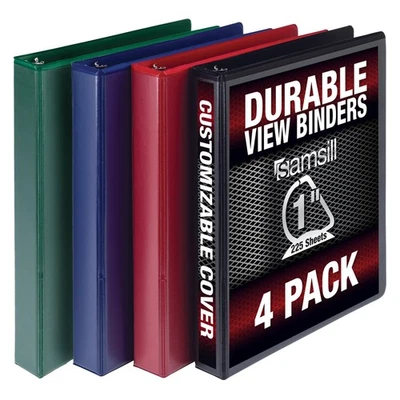Durable 0.5" View D Ring Blk - Image 1 of 4