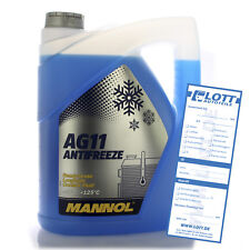 Mannol Kühlerfrostschutz Kühlmittel AG11 blau bis -40°C Frostschutz 5L MN4011-5