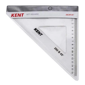 Kent 45 Degrees Set Square 260mm - Picture 1 of 1