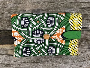 Madagascar Crafts Traditional Batik African Ethnic Wallet - Picture 1 of 3
