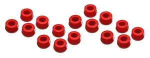 High Temp Red 1" X 1-7/8" Half Tapered Shock Eye Shock Absorber Bushing (16) - Bild 1 von 3