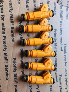 GENUINE BOSCH Set of 6 Fuel Injectors Jeep Wrangler Grand Cherokee 4.0L 87-98 - Picture 1 of 2