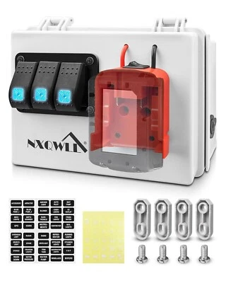 Power Distribution Box with Battery Adapter Fit for MilWaukee 18V Battery - Image 1 of 4