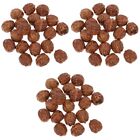 60 Pcs Artificial Nuts Decorations Realistic Faux Walnut Lifelike Walnut