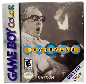 Trouballs Nintendo Game Boy Color GBC 2001 Capcom Puzzle Video Game NEW SEALED - Picture 1 of 6