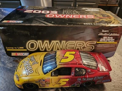 Terry Labonte #5 2003 Kelloggs Got Milk Ahh The Power of Cheese 1/24 TC propietarios Foto 1 de 4