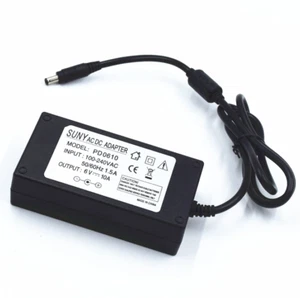 6V 10A switching power supply adapter 60W DC regulated power supply FCC - Picture 1 of 5