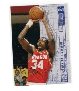 1994/95 Collector's Choice Gold Signature #381 Hakeem Olajuwon - Picture 1 of 1