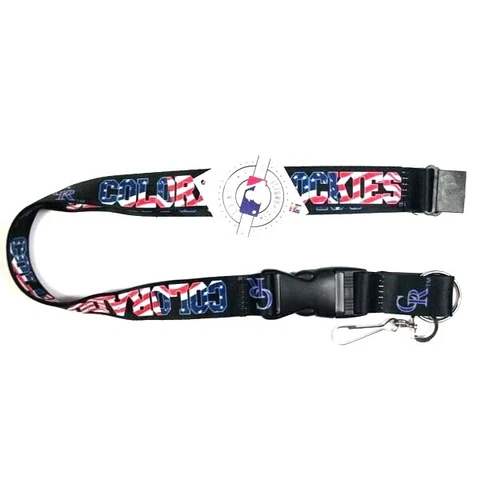 Colorado Rockies Lanyard Keychain USA Series Stars & Stripes New MLB Cover