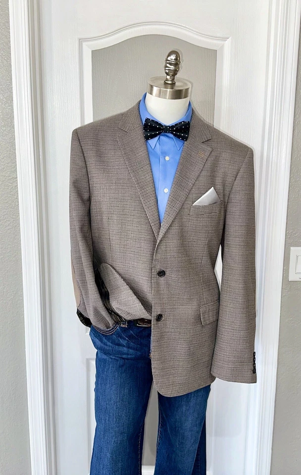 Abrigo deportivo Stafford Essentials para hombre talla 46R blazer de 2 botones ventilación única Foto 1 de 4