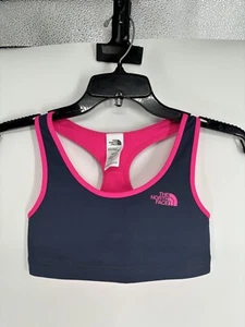 NWOT The North Face Womens Sports Bra Gray Pink Pullover Racerback XS Athletic - Picture 1 of 3