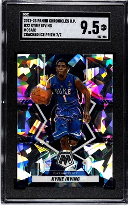 2022 Panini Chronicles Draft #22 Kyrie Irving CRACKED ICE PRIZM SGC 9.5 (7/7) - Изображение 1 из 2