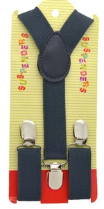 CUTE Baby Toddler Kids Children Boys & Girls Y-Back Elastic Suspenders 29 COLORS - Picture 1 of 26