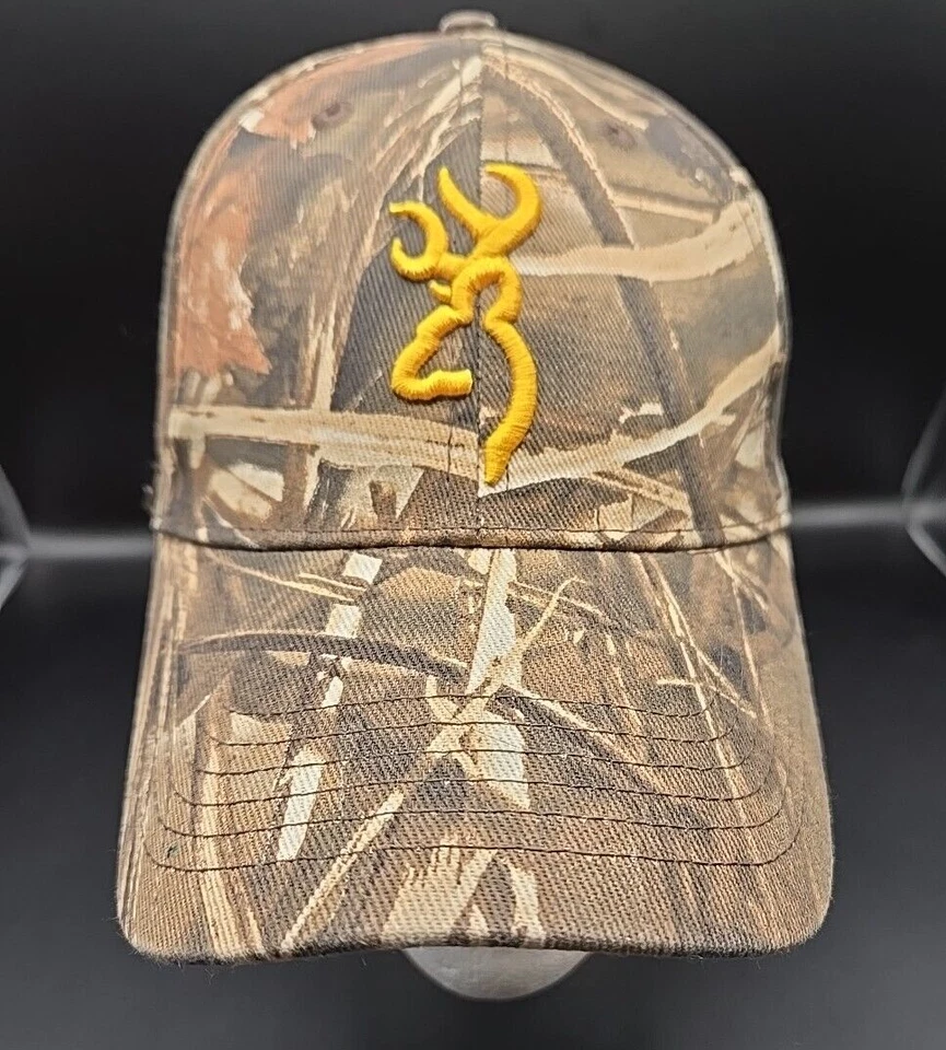 Browning Hunting Cap Hat Camouflage WIKA Adjustable Logo Buck NWOT - Image 1 of 4