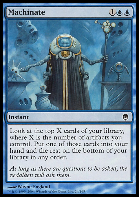 Magic the Gathering MTG Machinate (24) Darksteel   LP - Image 1 of 1