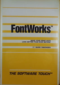 APPLE II -- FONTWORKS (SOFTWARE TOUCH - DISK) - Bild 1 von 6