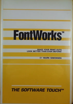 APPLE II -- FONTWORKS (SOFTWARE TOUCH - DISK) - Bild 1 von 4