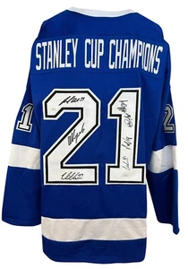 Team signed Stanley Cup Champions signed jersey Tampa Bay Lightning JSA COA - Picture 1 of 9