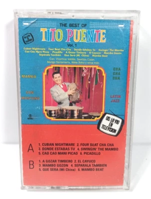 Tito Puente The Best Of Tito Puente Vol. 1 Cassette Tape Rare - Image 1 of 4