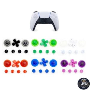 Analog thumbsticks transparent Dpad + Sticks + Buttons for PS5 Controller - Picture 1 of 9