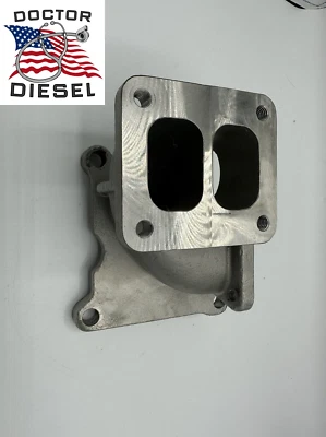 Pedestal turbo fundido T4 para 01-10 Chevy/GMC 6,6 L LB7 LLY LBZ LMM Duramax diésel Foto 1 de 3