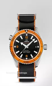PREMIUM DENSE TWILL NATO WATCH STRAP FOR OMEGA SEAMASTER PLANET OCEAN WATCH - Picture 1 of 22
