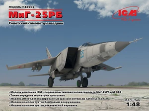 1:48 ICM #48902 - MiG-25 RB, Soviet Reconnaissance Plane - Bild 1 von 6