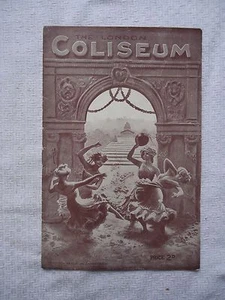 VINTAGE THE LONDON COLISEUM THEATRE PROGRAM MAY 11 1917 HAYCOCK CAMBERWELL - Picture 1 of 3