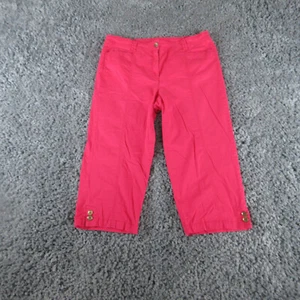 Pantalones de mujer JM Collection 14 rosa recto capri 35x21,5* - Imagen 1 de 16