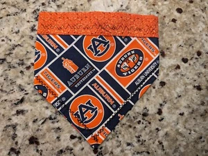 Auburn University, TIgers NEW **reversible size S-M pet bandana - Picture 1 of 2