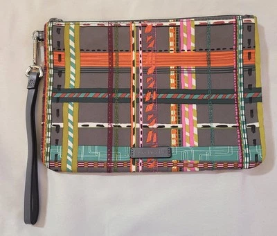 Bolso pequeño a cuadros multicolor de viaje 9" Vera Bradley Midtown City Foto 1 de 4