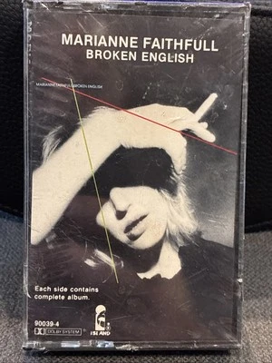 MARIANNE FAITHFUL. BROKEN ENGLISH Cassette Tape New Sealed 1979 Foto 1 de 4