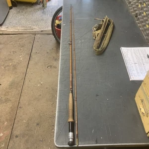 R SEALEY REDDITCH ‘LIGHTWEIGHT’ 8’6” #6/7 SPLIT CANE TROUT FLY FISHING ROD - Picture 1 of 19