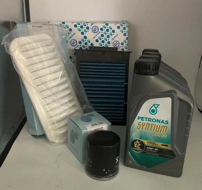 KIT TAGLIANDO 3 FILTRI 3 LT LITRI PETRONAS 10W40 10W-40 TOYOTA AYGO 1.0 BENZINA - Immagine 1 di 2