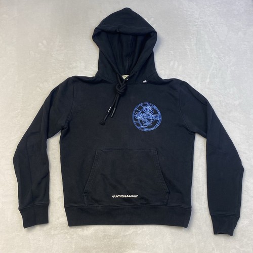 OFF WHITE Felpa con cappuccio Off White 3D Virgilio Razionalismo Nera Taglia S