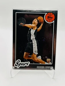 CARTER BRYANT 1980-81 INSERT 2025-26 Topps Basketball Target SPURS #80BK-99 RC - Picture 1 of 2